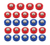 Shuffleboard Pucks - 24PCS Shuffleboard Curling Accessories | Funny Shuffle Board Rollers Set, Portable Desktop Sliding Beads, Indoor Shuffle Board Games Pucks, Tabletop Games
