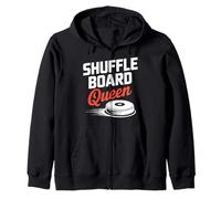Shuffleboard Queen Cute Women's Zip Hoodie
