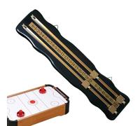 Shuffleboard Score Keeper,Scoreboard Billiard Scorer Wood Score Keeper - Wood Sport Scoreboard, Reusable Billiard Scorekeeper, Easy to Read for 2 Player, Football