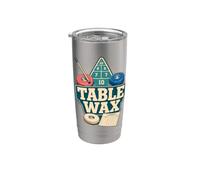 Shuffleboard Table Wax League Retro Stainless Steel Insulated Tumbler