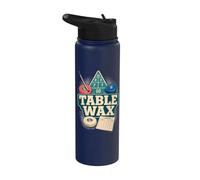 Shuffleboard Table Wax League Retro Stainless Steel Insulated Water Bottle