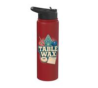 Shuffleboard Table Wax League Retro Stainless Steel Insulated Water Bottle