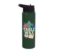 Shuffleboard Table Wax League Retro Stainless Steel Insulated Water Bottle