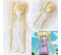 Shugo Chara ! Party ! Tsukiyomi Utau Long Dokki Doki Pucchi Puchi Synthetic Hair Cosplay Wig With Chip Ponytails + Wig Cap