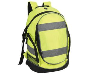 Shugon Hi-Viz Rucksack Two Side Mesh Pockets Backpack