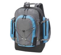 Shugon Men's Monta Rosa Travel Rucksack Backpack Bag (40 Litres) in Dark Grey Shugon Dark Grey