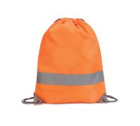 Shugon Men's Stafford Plain Drawstring Tote Bag - 13 Litres in Orange Shugon Orange