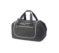 Shugon Rhodes Sports Holdall Bag | 33 Litre Duffle Weekender | Black or Black/White| One Size