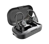 SHUGWA On-Ear Headset GDLYL Earphone BE1032 bluetooth Sport Headphones Button Control TWS With Mic Noise Reduction Earbud Waterproof Headset Bluetooth Headset(Black)