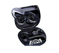 SHUGWA On-Ear Headset Sleep Invisible Earbuds Tiny Mini Headphones Hidden Noise Cancelling TWS Headsets Sports Stereo bluetooth 5.3 Earphone Bluetooth Headset(Black)