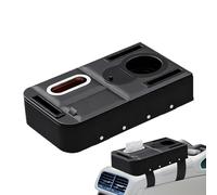 shuhauk Car Center Console Cover - Multifunctional Faux Leather Armrest Cushion with Cup Holder | with Aromatherapy Compartment, Arm Rest Pillow Booster Pads for Truck SUV Auto Vehicle