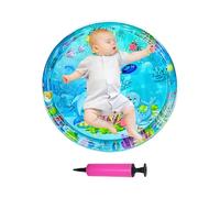 shuhauk Cat Water Bed | Interactive PVC Sensory Cat Water Mat - Portable Inflatable Pad Cooling Exercise Toy for Baby Puppy Room Kitchen Floor Indoor