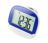 shuhauk Pedometer for Walking | Pedometers for Steps and Miles,Fitness Step Tracking with Clock, Portable Sport Pedometer for Step/Distance/Calories