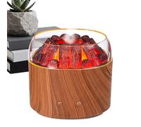 shuhauk Volcano Oil Diffuser - 160ml Portable Volcano Flame Diffuser | Silent Realistic Device Calming Tool for Bedroom Bathroom Indoor Home Car Room Desk Classroom