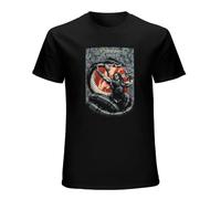 SHUI TI DU Conan The Barbarian v7 T-Shirt Poster Black L