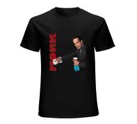 SHUI TI DU Monk Clean Up T Shirt Mens Tv Show Adrian Monk Black 3XL
