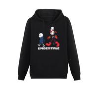 SHUI TI DU Sans And Papyrus Undertale Hoody Graphic Hoodie For Men Black M