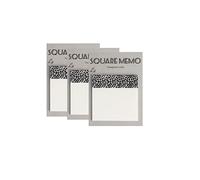 SHUILING Leopard Print Clear Sticky Notes, 3x3 Inches, 50 Count, Translucent, Waterproof, Perfect for Home, Office, School