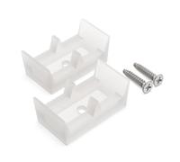 Shuisen Framed Sliding Shower Door Clear Bumpers Fit for Sliding Shower Doors and Sliding Tub Enclosure Clear Bumpers with Screws - 2 Pack