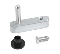 Shuisen Shower Door Pivot Block with 3/4" Pin for Framed Swing Shower Doors, Shower Door Hinge Pin Kit Fits Framed Swing Door Replacement Pivot Bracket, Glass Door Replacement Parts