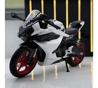 shuishuicui 1 12 for Springbok 450SR alloy motorbike model collection men's miniature toy decoration 17CM(White)