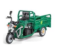 shuishuicui 1 12 Scale For China Post Three-Wheeled Motorcycle Die-Cast New Trend Toy Collectible Men's Desk Decoration 9 Inches(Green)