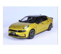 shuishuicui 1 18 for Link 03+ alloy car model ornament hardcover yellow collection with display cover men's toys 10 inches