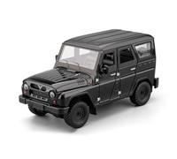 shuishuicui 1 18 For Russia Wazi Hunter Off-road Alloy Car Model Toys 9 Inches Desk Decoration Collection Memorial Male(Black)