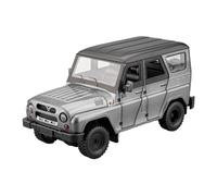 shuishuicui 1 18 For Russia Wazi Hunter Off-road Alloy Car Model Toys 9 Inches Desk Decoration Collection Memorial Male(Grey)