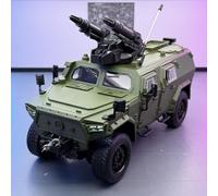 shuishuicui 1 20 For The Slugger Armoured Car High Matching Version Alloy Off-road Car Model Toy Display Boys 10 Inches Green Desk Decoration