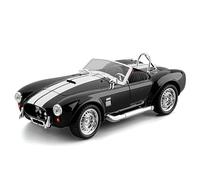 shuishuicui 1 22 For Ford Mustang Cobra Convertible Alloy Car Model 20CM Gift Toys Collection Decoration Memorial Men(Black)