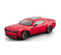 shuishuicui 1 24 For Dodge Hellcat Alloy Sports Car Car Model 8 Inch Toy Decoration Collection For Boys(Red)