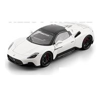 shuishuicui 1 24 For Maserati MC20 Convertible Alloy Car Model 8 Inches Toys For Men And Boys To Collect Dual Mode Display Desk(White)
