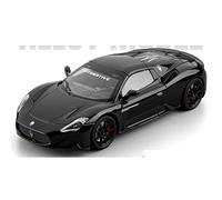 shuishuicui 1 24 For Maserati MC20 Convertible Alloy Car Model 8 Inches Toys For Men And Boys To Collect Dual Mode Display Desk(Black)
