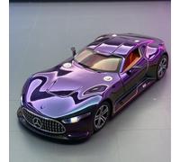 shuishuicui 1 24 For Mercedes-Benz VisionGT Electroplating Version Alloy Car Model Toy Boy Collection Memorial 8 Inches Desk Decoration