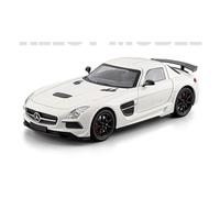 shuishuicui 1 24 For Mercedes SLS AMG Sports Car Alloy Car Model Toy Collection 8 Inches Decorative Desk Boys Commemorative(White)