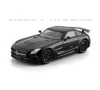 shuishuicui 1 24 For Mercedes SLS AMG Sports Car Alloy Car Model Toy Collection 8 Inches Decorative Desk Boys Commemorative(Black)