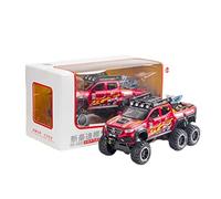 shuishuicui 1:28 For Benz X-CLASS 6X6 Simulation Diecast Off-road Pickup Car Model Alloy Toy Vehicles Gift Decorative(Red)