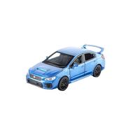 shuishuicui 1 30 For Subaru WRX STI Racing Car Alloy Car Model Toy Collection 6 Inches Decorative Desk Boy Gift Commemorative(Blue)