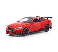 shuishuicui 1 32 For BMW M4 Alloy Car Model Toys 16CM Desk Decoration Collection Memorial Men And Women(Red)