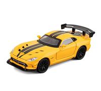shuishuicui 1 32 For Dodge Viper Alloy Car Model Sports Car Toy Men's Collection Memorial Decoration 6 Inches(Yellow)