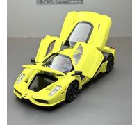 shuishuicui 1 32 For Ferrari Enzo Alloy Car Model Toy For Collection And Commemoration - 6-inch Decorative Desk Gift For Boys(Yellow)