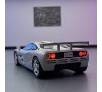 shuishuicui 1 32 For McLaren F1 Sports Car Alloy Car Model Toy Collection Decoration 6 Inches Desk Boy Men's Commemoration(Silver)