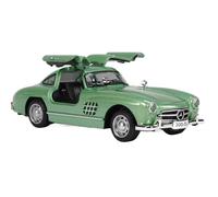 shuishuicui 1 32 For Mercedes 300SL Track Edition Alloy Car Display 15CM Collection Gift Adult Miniature Toys(Green)