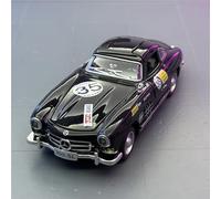 shuishuicui 1 32 For Mercedes 300SL Track Edition Alloy Car Display 15CM Collection Gift Adult Miniature Toys(Black)