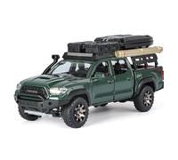 shuishuicui 1 32 For Toyota Tacuma Touring Edition Alloy Car Model Toy Collection 7 Inches Decorative Desk Boys Commemorative(Green)
