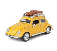 shuishuicui 1 32 For Volkswagen Beetle Retro Classic Car Alloy Car Model Toy Collection Decoration Desk Men's Memorial Gift(Yellow)
