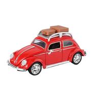 shuishuicui 1 32 For Volkswagen Beetle Retro Classic Car Alloy Car Model Toy Collection Decoration Desk Men's Memorial Gift(Red)