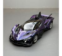 shuishuicui 1 36 For Apollo EVO Sports Car Alloy Car Model Toy Collection Decoration 5 Inches Desk Boy Men's Commemoration(Purple)