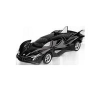 shuishuicui 1 36 For Apollo EVO Sports Car Alloy Car Model Toy Collection Decoration 5 Inches Desk Boy Men's Commemoration(Black)